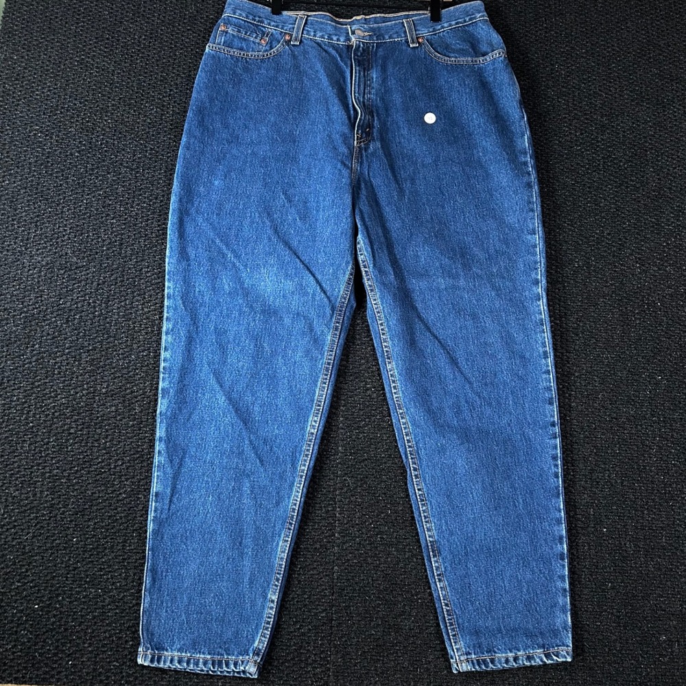 VTG Levi Strauss 550 Women's 20W S Relaxed Fit‎ Tapered Leg Blue Denim Jeans